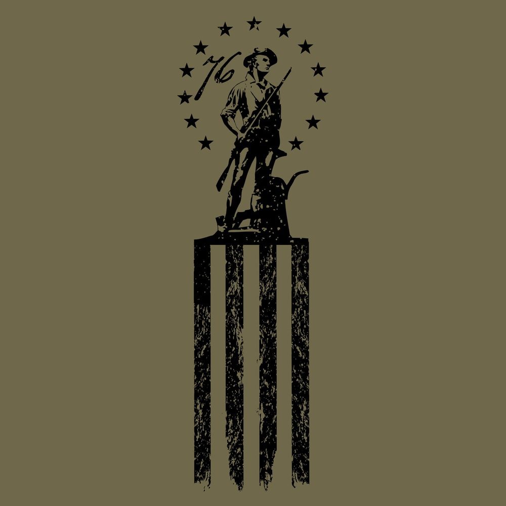 Minutemen T-Shirt - Military Green