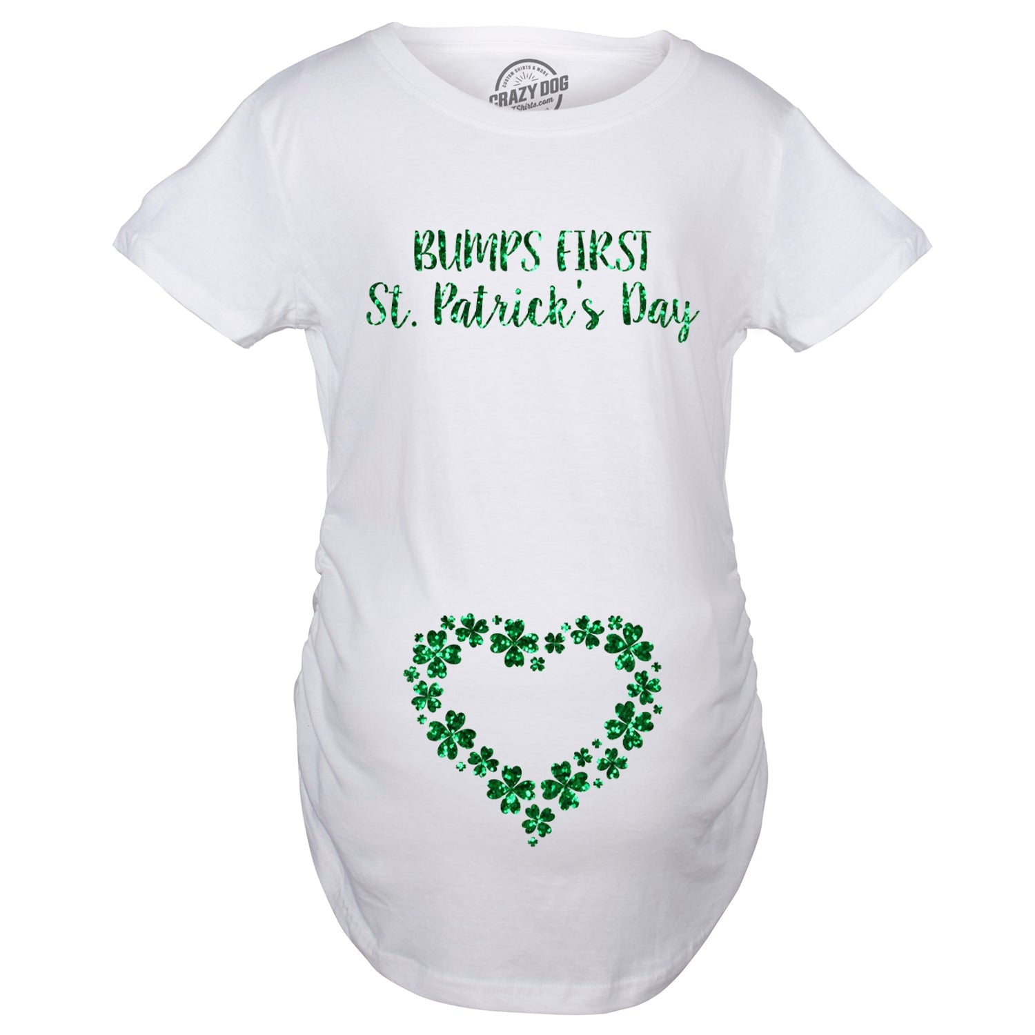 Bumps First St. Patrick’s Day Maternity T Shirt