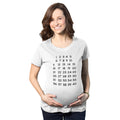 Calendar Countdown Maternity T Shirt