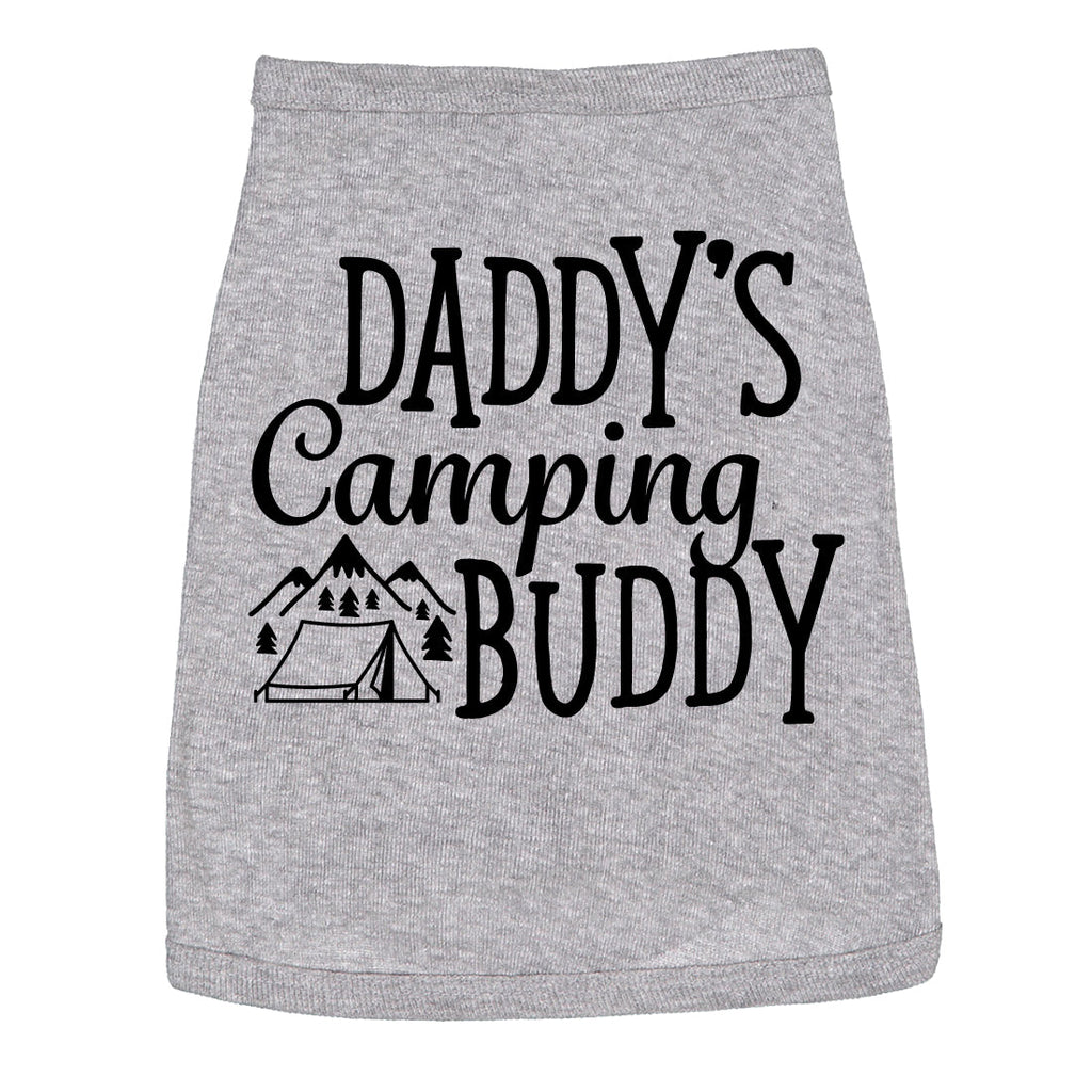 Daddy's Camping Buddy Dog Shirt