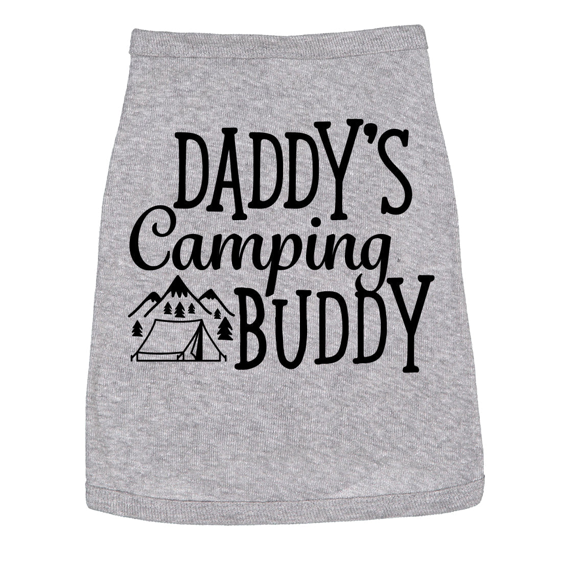 Daddy's Camping Buddy Dog Shirt