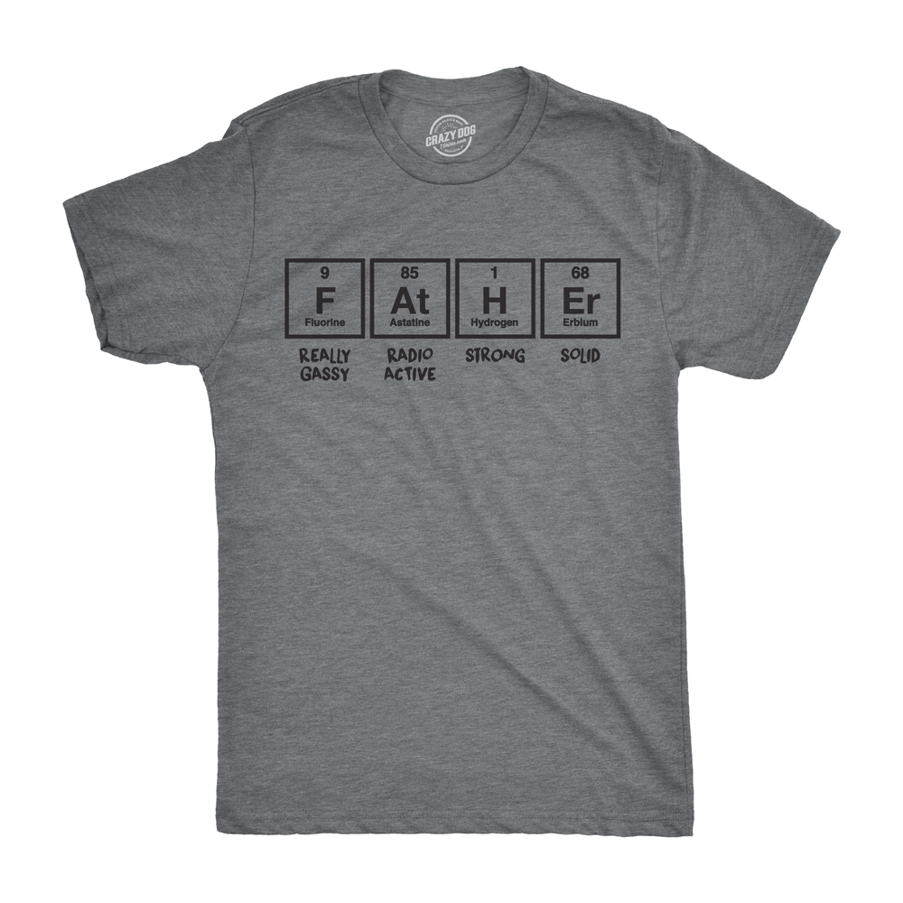 Father Periodic Table Men's T Shirt