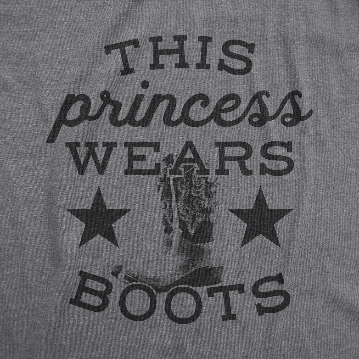 This Princess Wears Boots Women's T Shirt