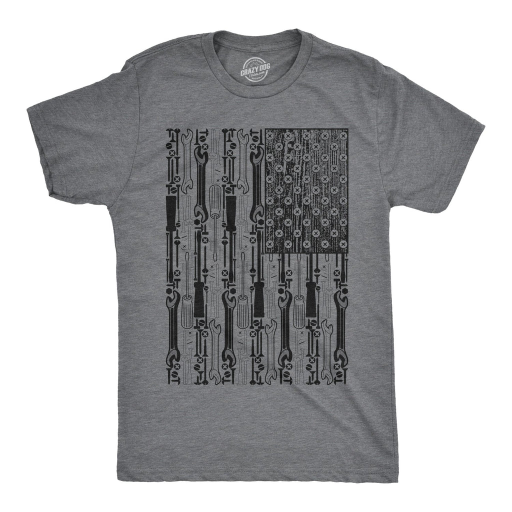 Tools American Flag Men's T Shirt