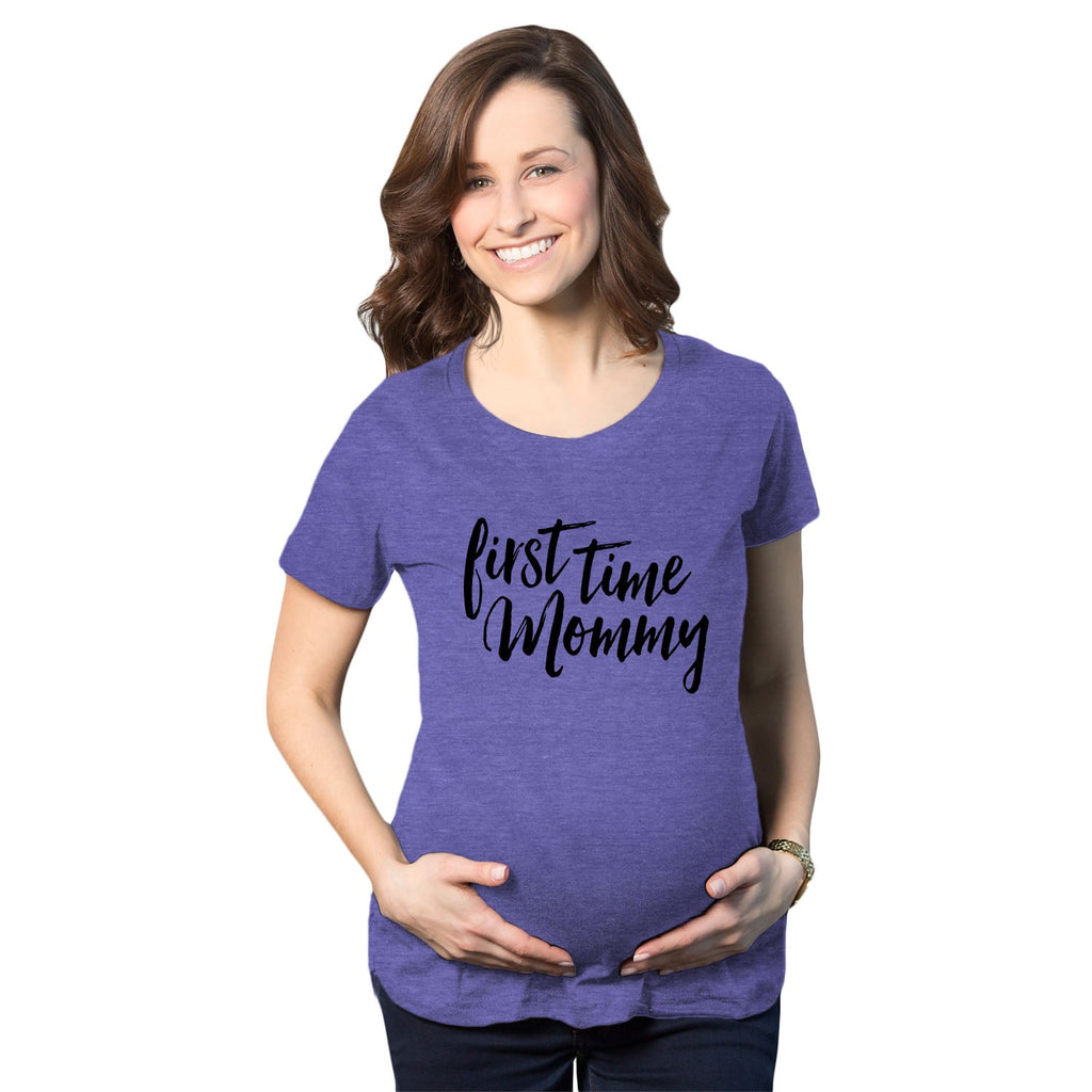 First Time Mommy Maternity T Shirt