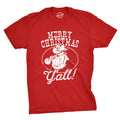 Merry Christmas Y'all Santa Men's T Shirt