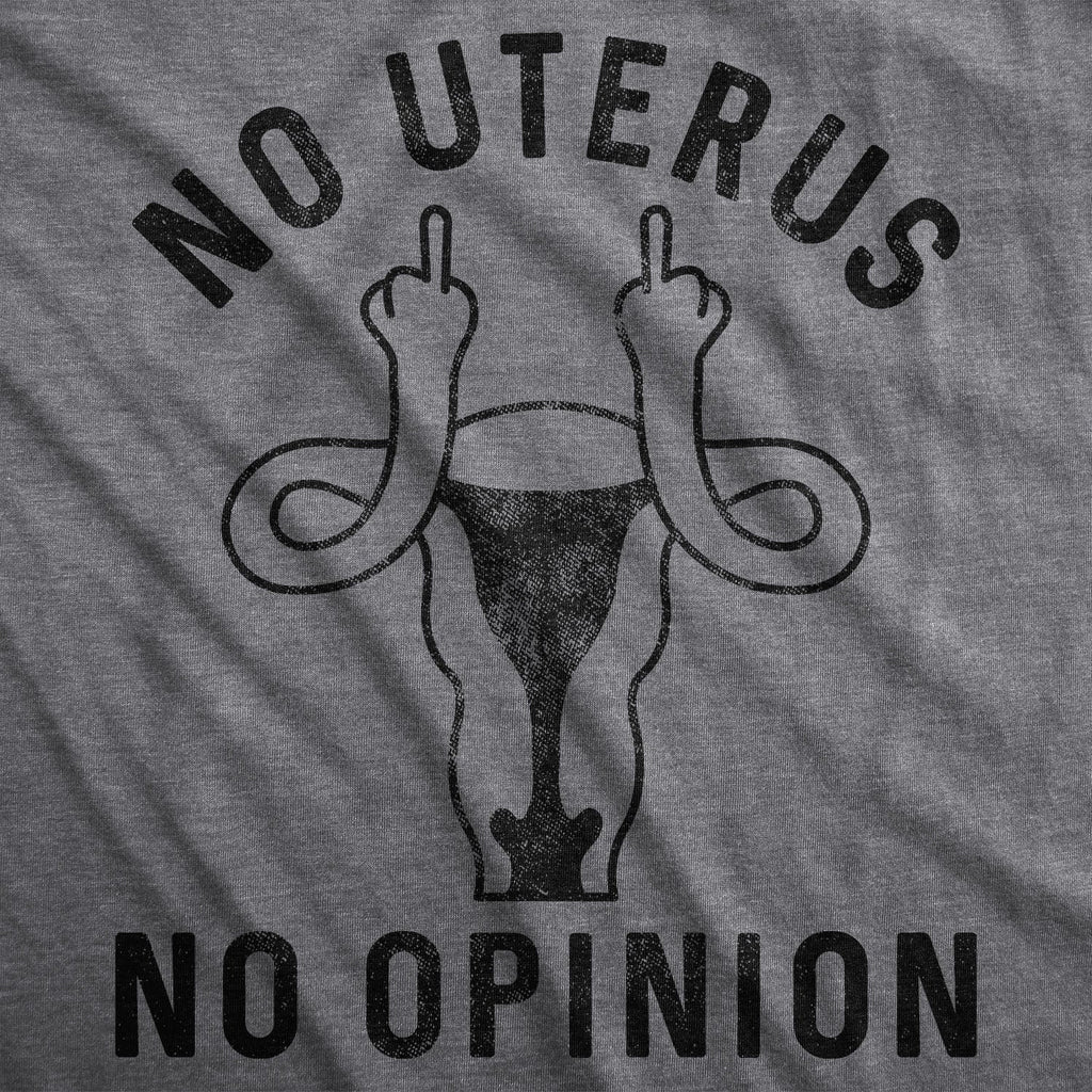 No Uterus No Opinion Women's T Shirt