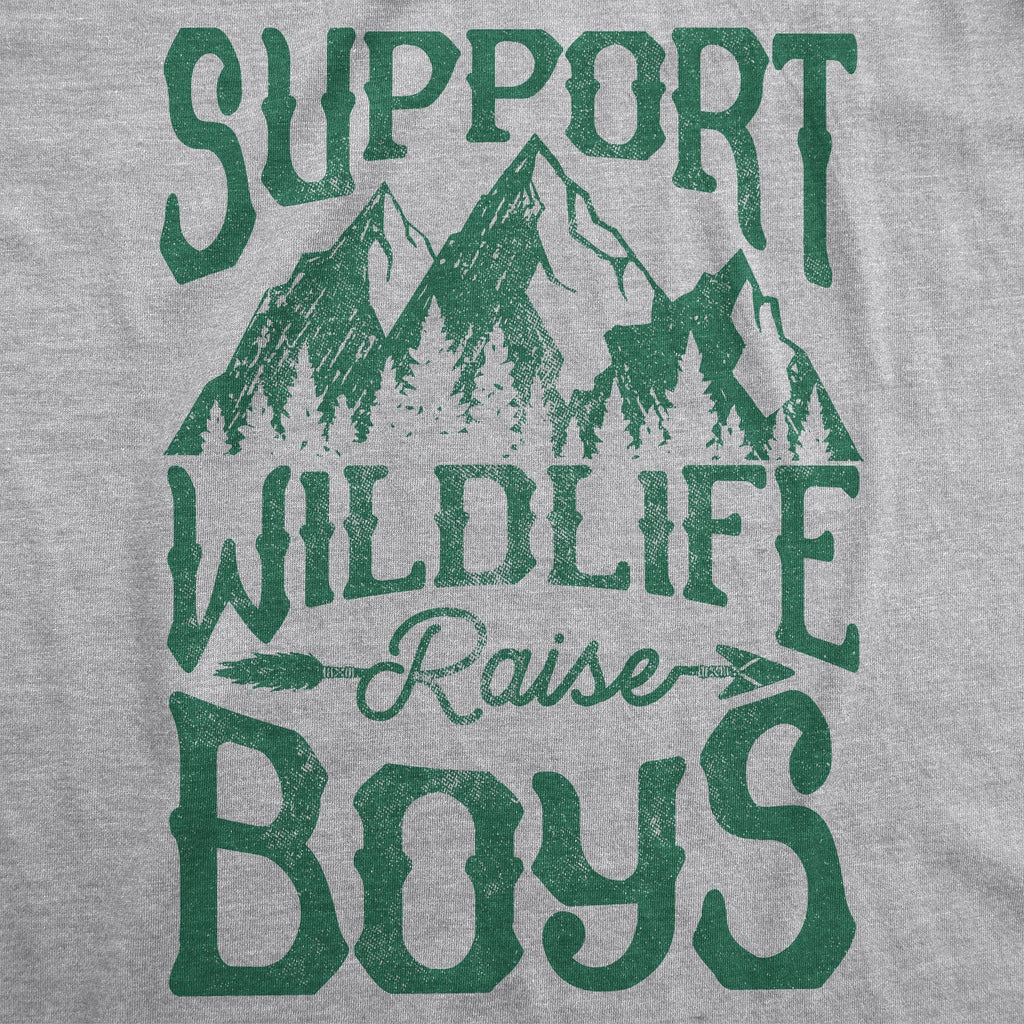 Support Wildlife Raise Boys Women's T Shirt