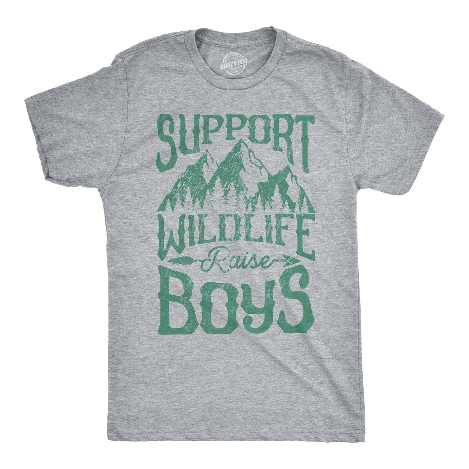 Support Wildlife Raise Boys Men's T Shirt