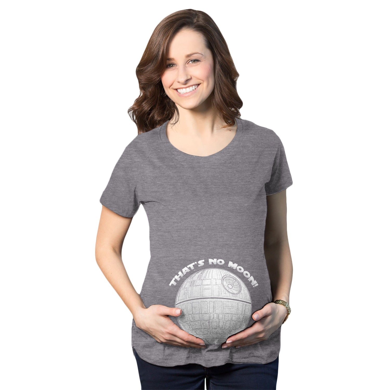 That's No Moon Maternity T Shirt