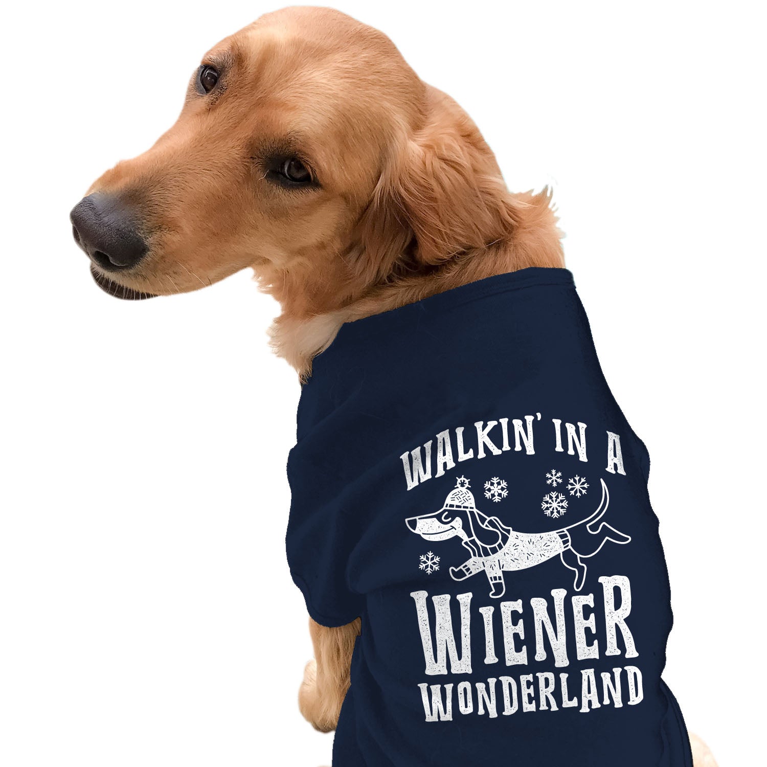 Walkin In A Wiener Wonderland Dog Shirt