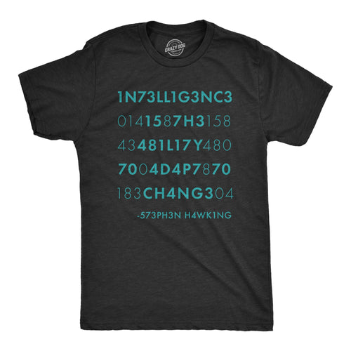 1N73LL1G3NC3 Men's T Shirt