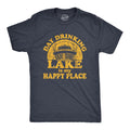 Day Drinking On The Lake Is My Happy Place Men's T Shirt