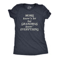 Moms Know A Lot But Grandmas Know Everything Women's T Shirt