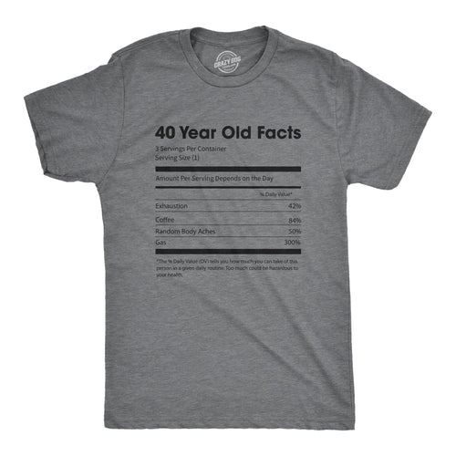 40 Year Old Facts Men's T Shirt