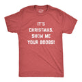 It's Christmas Show Me Your Boobs Men's T Shirt