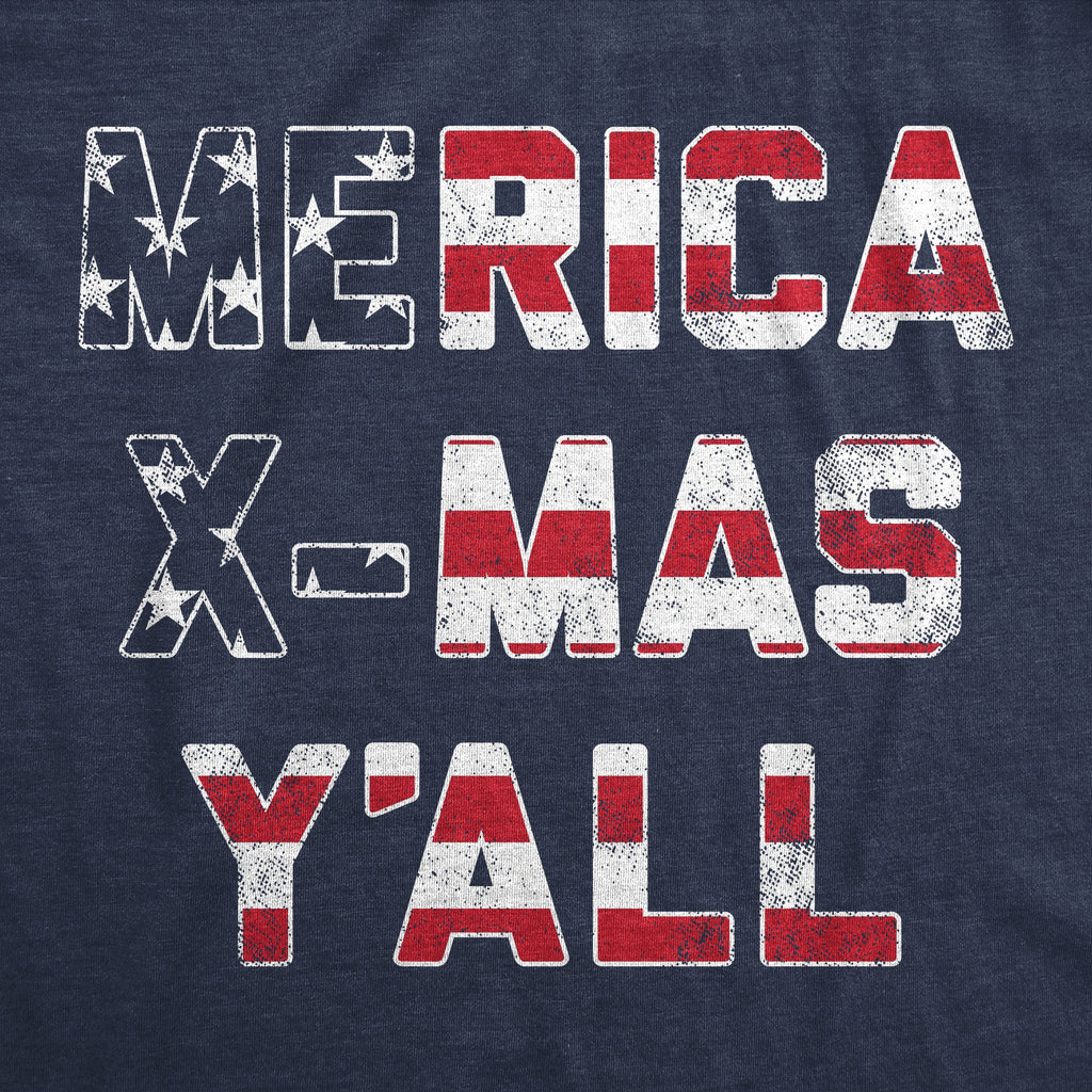 Merica X-Mas Y'All Men's T Shirt