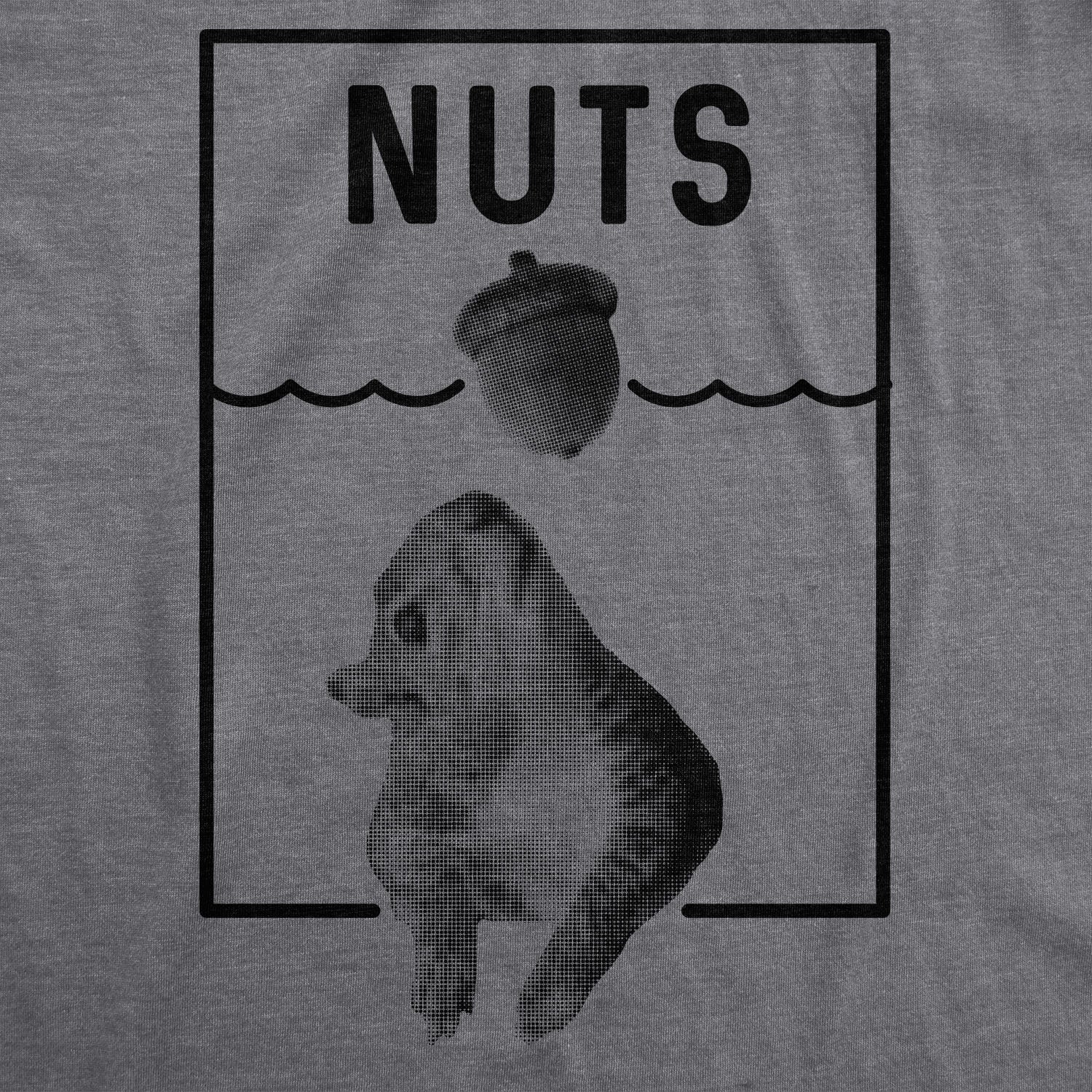 Nuts Jaws Squirrel Parody Men's T Shirt