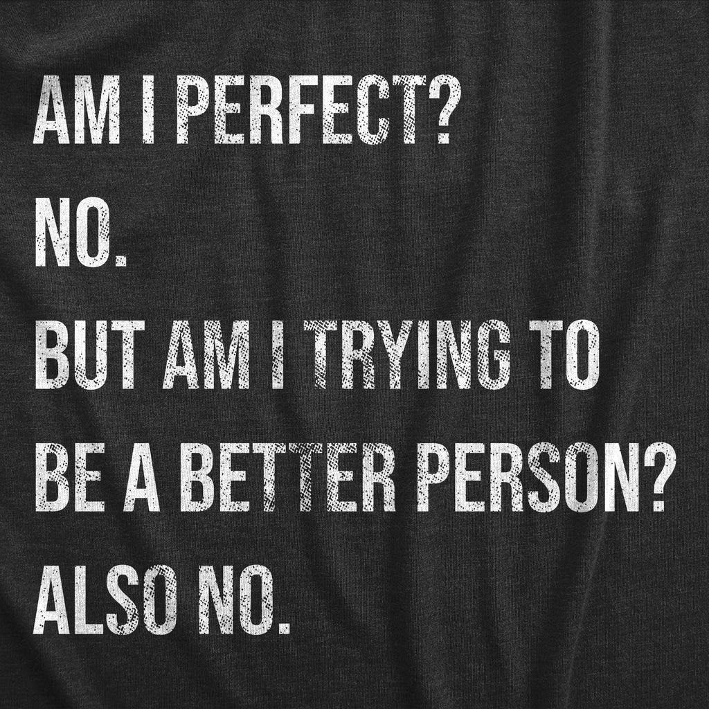 Am I Perfect No Men's T Shirt