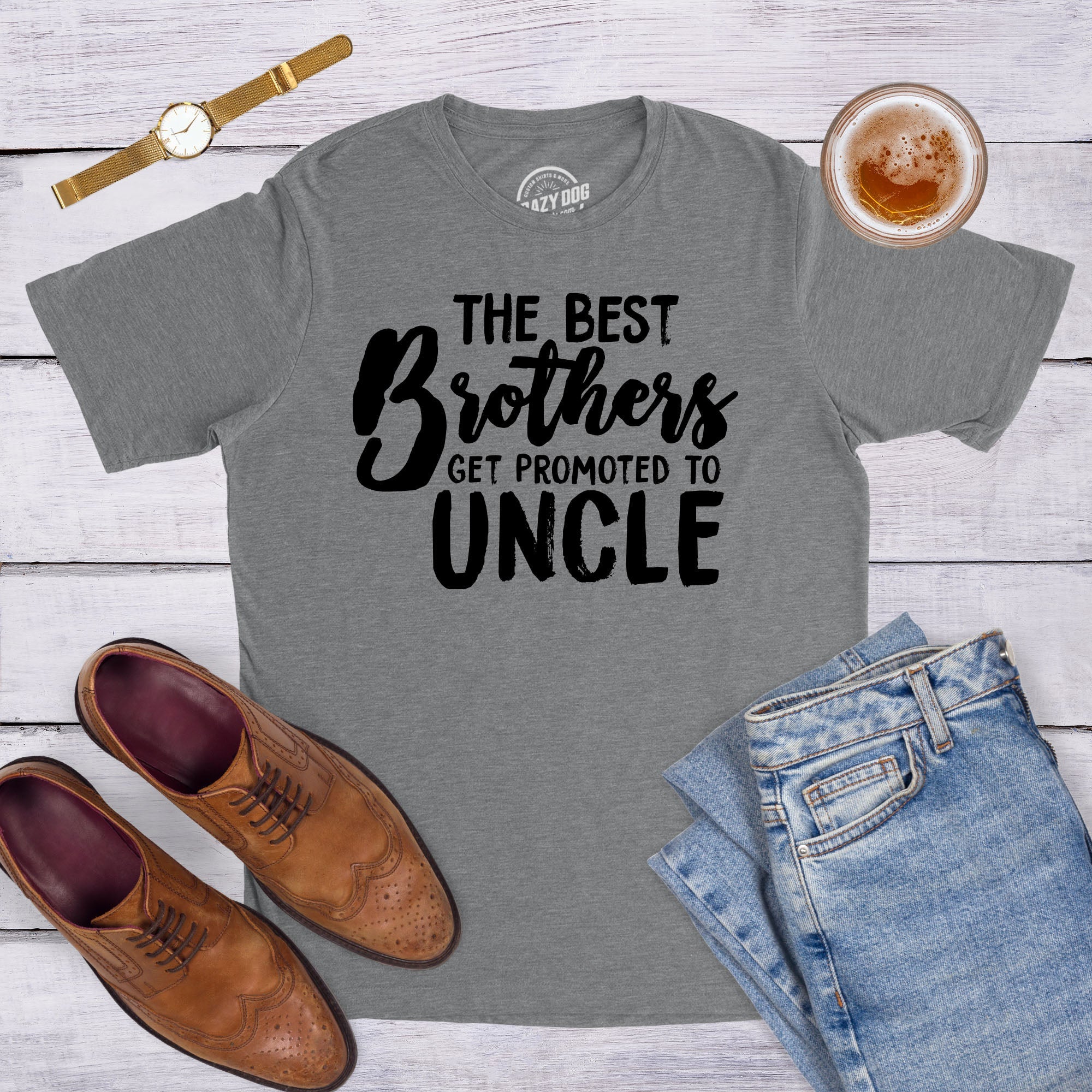Best Brothers Get Promoted To Uncle Men's T Shirt