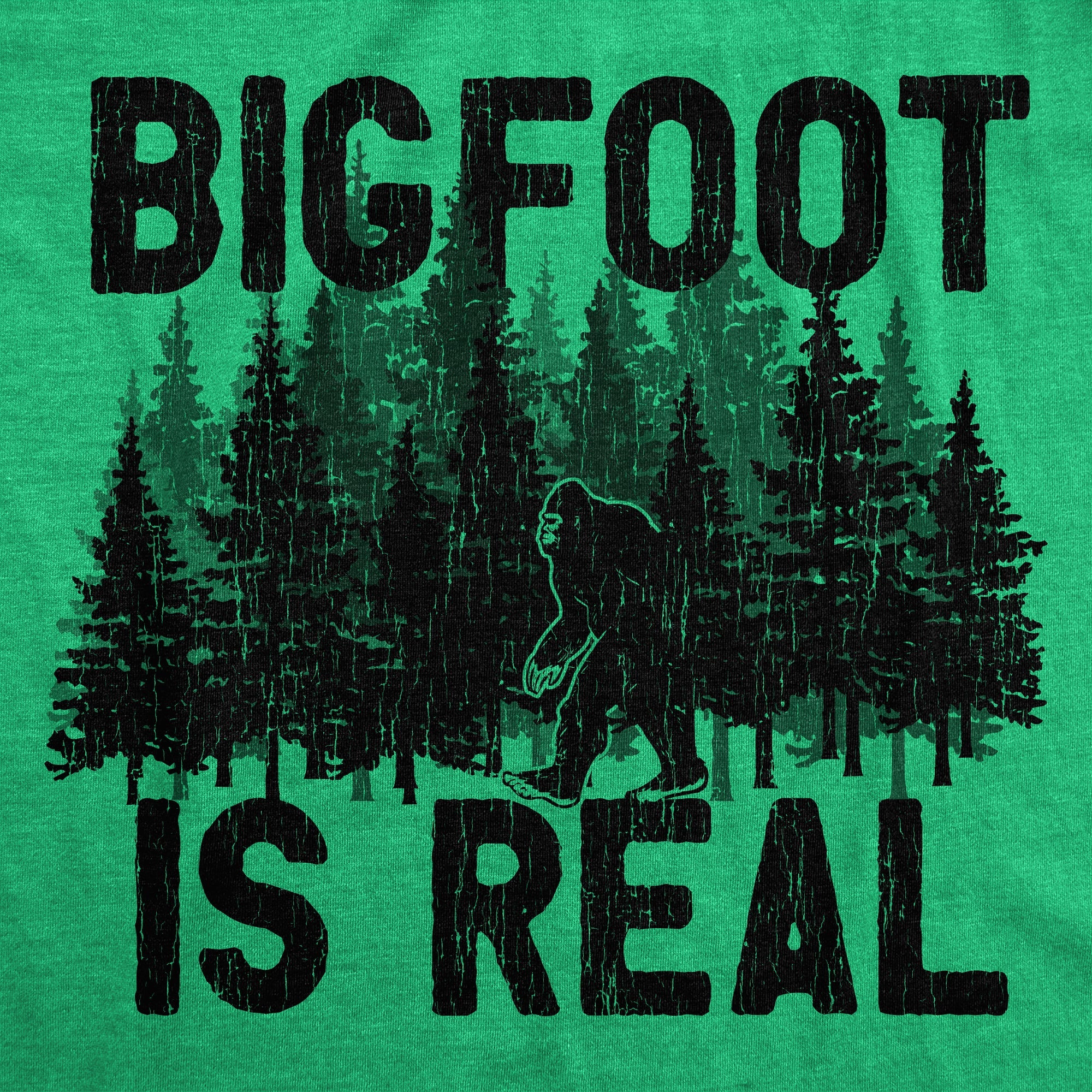 Bigfoot Is Real Women's T Shirt