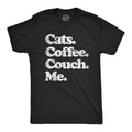Cats Coffee Couch Me Men's T Shirt