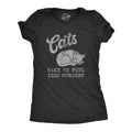 Cats Make Me Feel Less Murdery Women's T Shirt