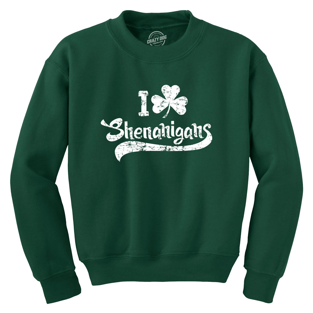 I Clover Shenanigans Crew Neck Sweatshirt