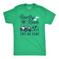 Country Roads Take Me Home Men's T Shirt
