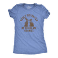 Easily Distracted By Chocolate Bunnies Women's T Shirt