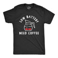 Low Battery Need Coffee Men's T Shirt