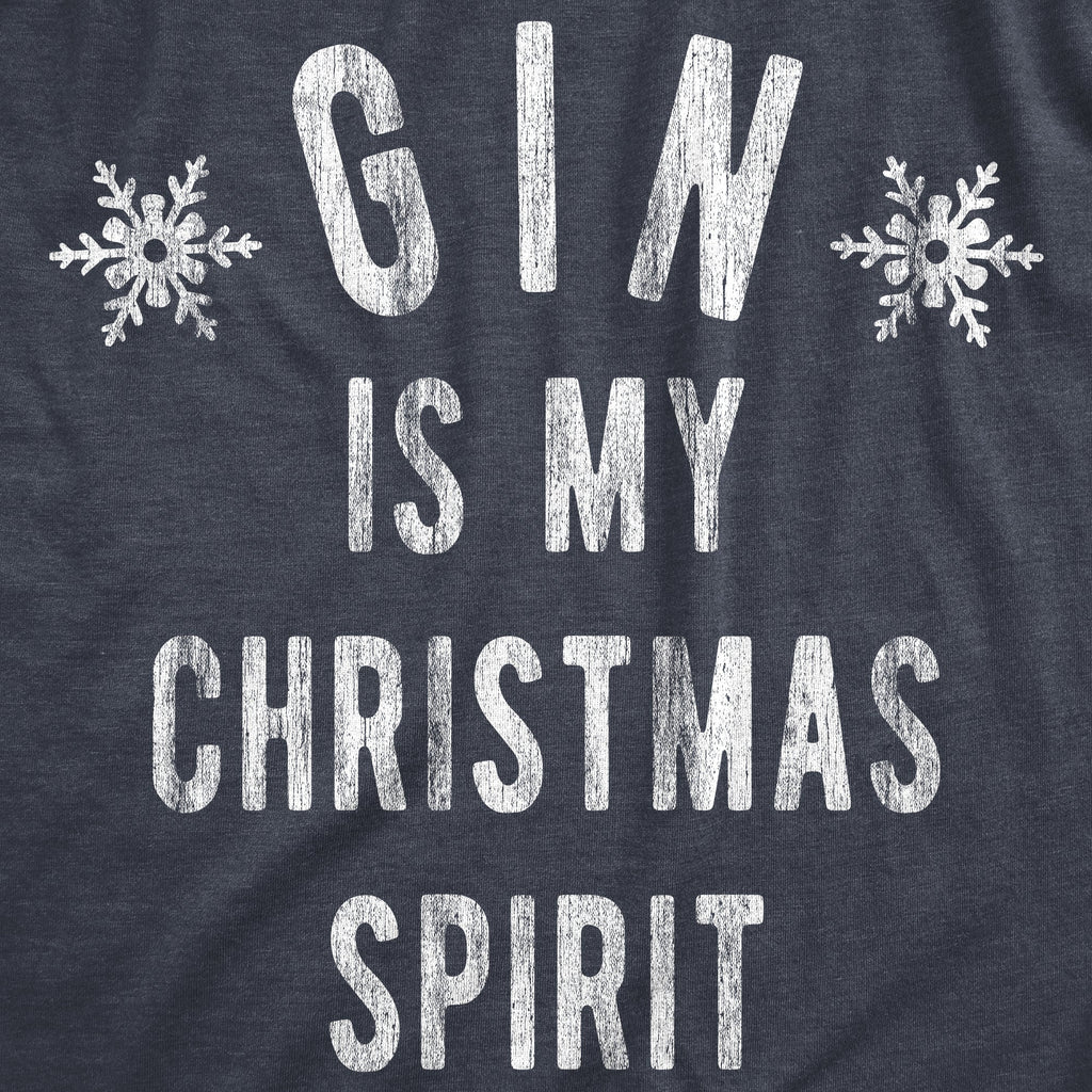 Gin Is My Christmas Spirit Men's T Shirt