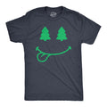 Christmas Tree Eyes Smile Men's T Shirt