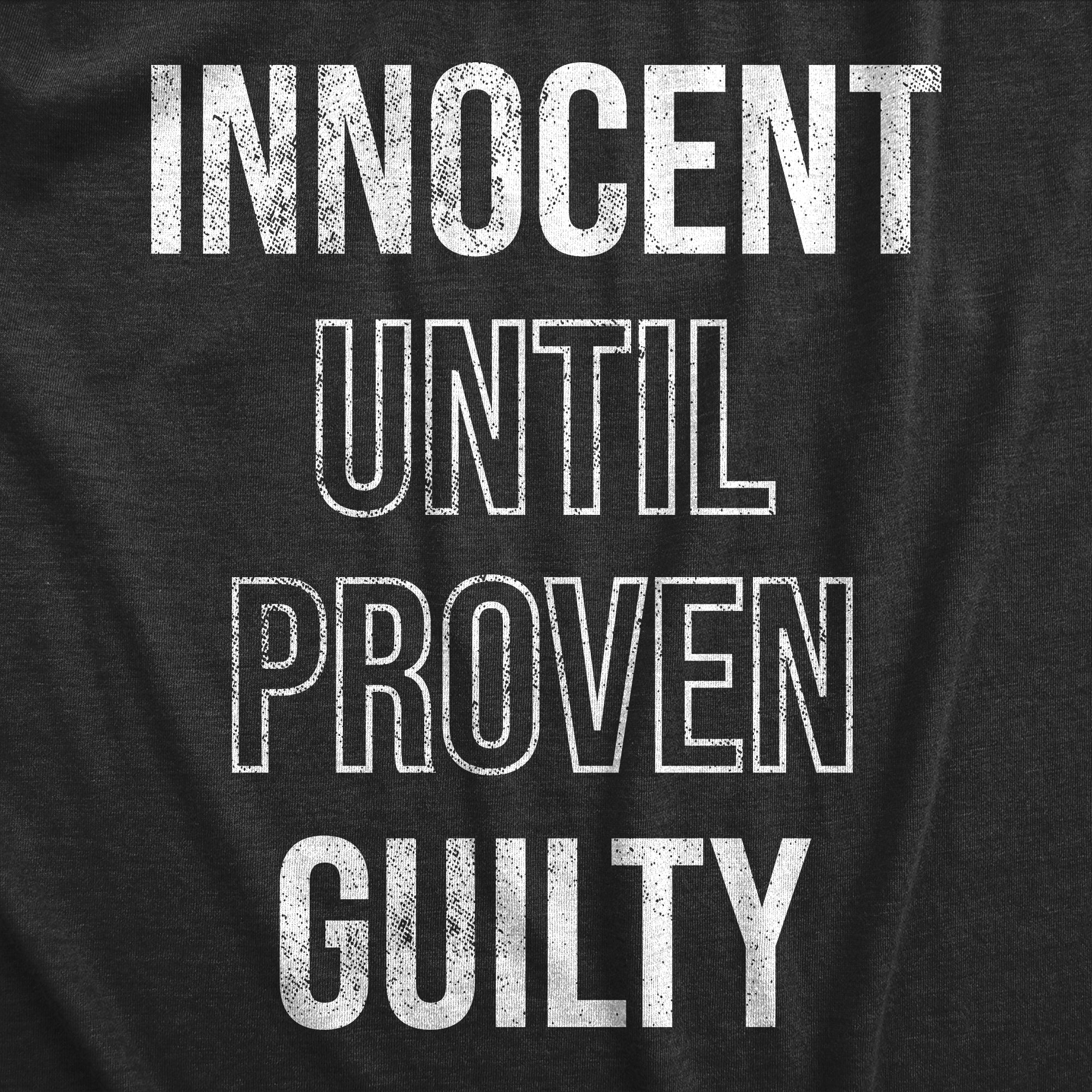 Innocent Until Proven Guilty Dog Shirt