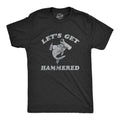 Lets Get Hammered Shark Men's T Shirt