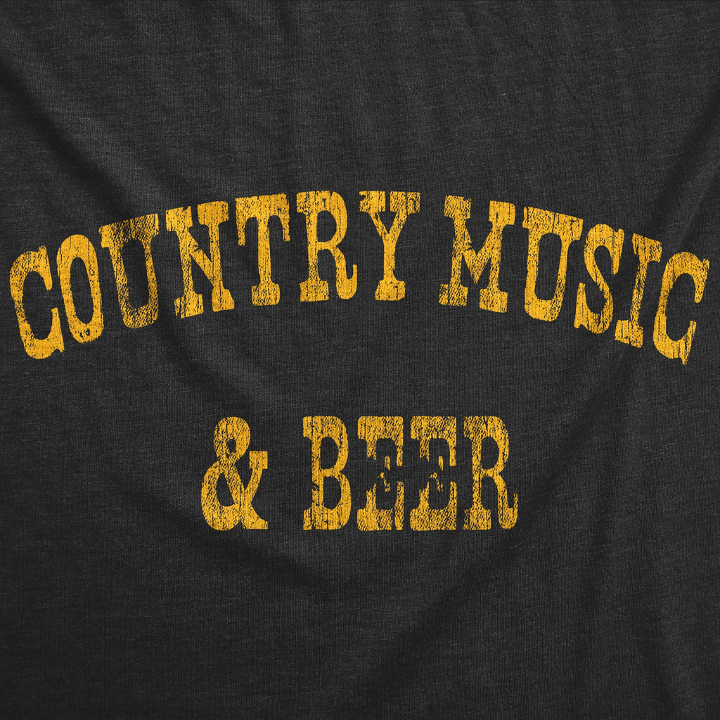 Country Music And Beer Women's T Shirt