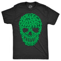 Skull Of Clovers Men's T Shirt