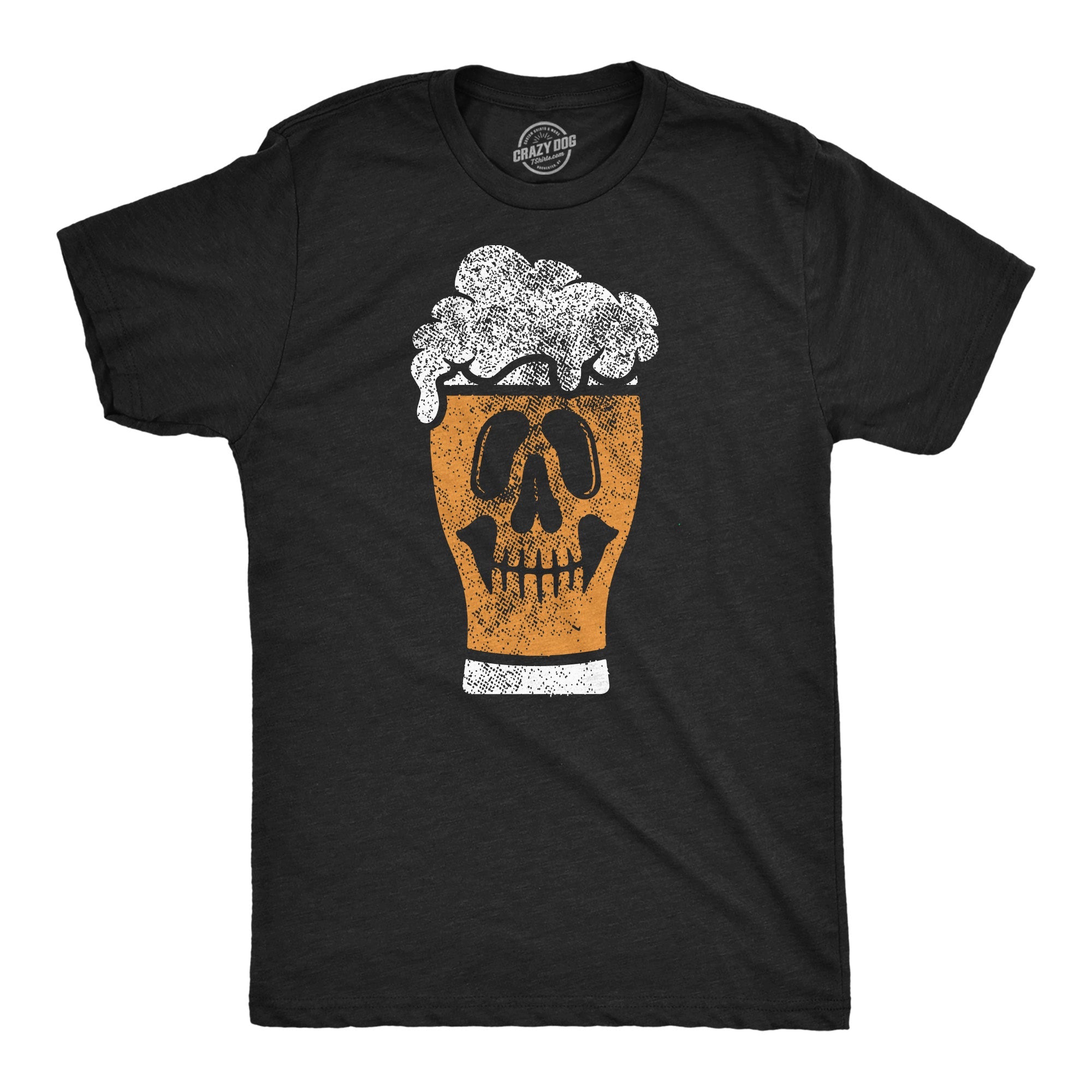 Beer Glass Skull Men's T Shirt