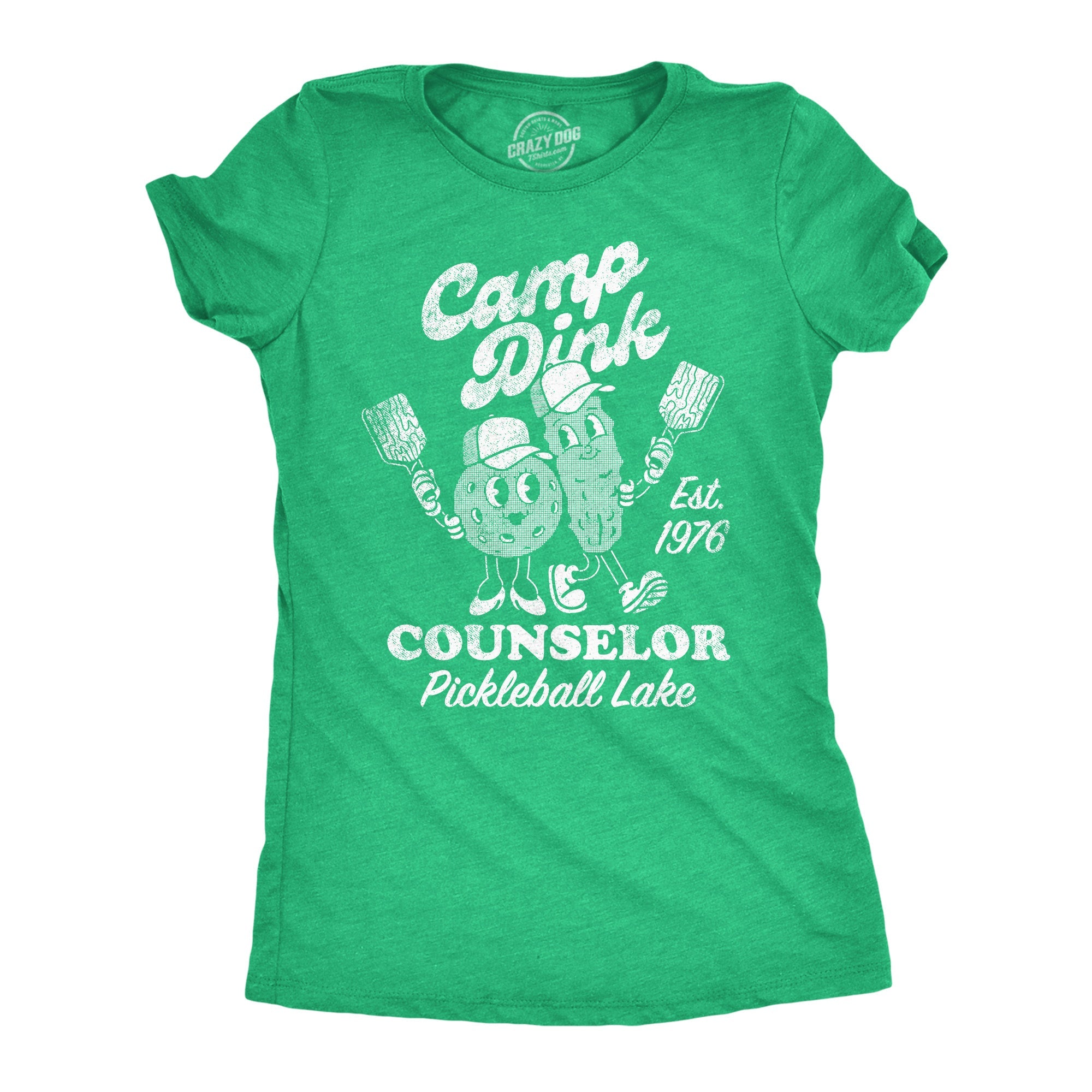 Camp Dink Counselor Pickleball Lake Women's T Shirt