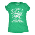 Coffee Keeps Me Busy Until Its Acceptable To Drink Margs Women's T Shirt