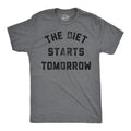 The Diet Starts Tomorrow Men's T Shirt