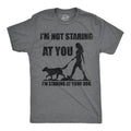 Im Not Staring At You Im Staring At Your Dog Men's T Shirt