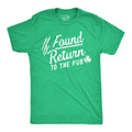 If Found Return To The Pub Men's T Shirt