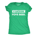 I Luckin Fove Beer Women's T Shirt