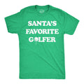 Santas Favorite Golfer Men's T Shirt