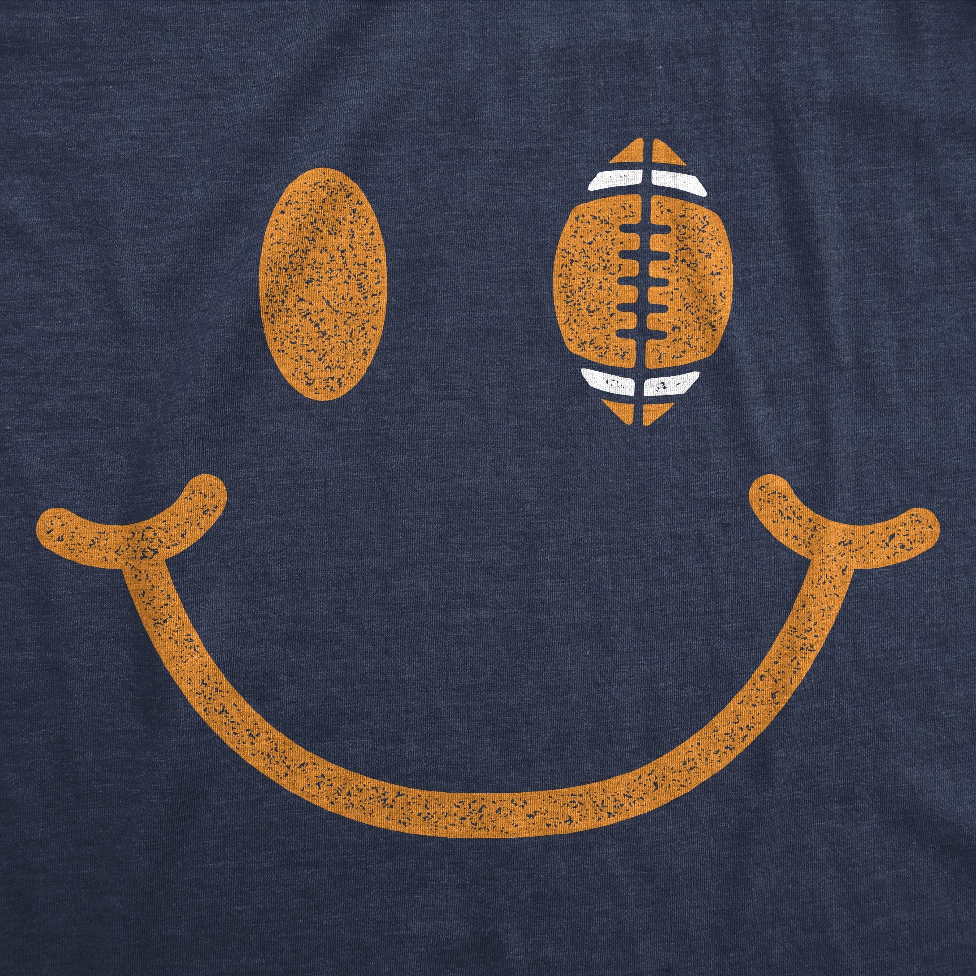 Football Smiling Face Women's T Shirt