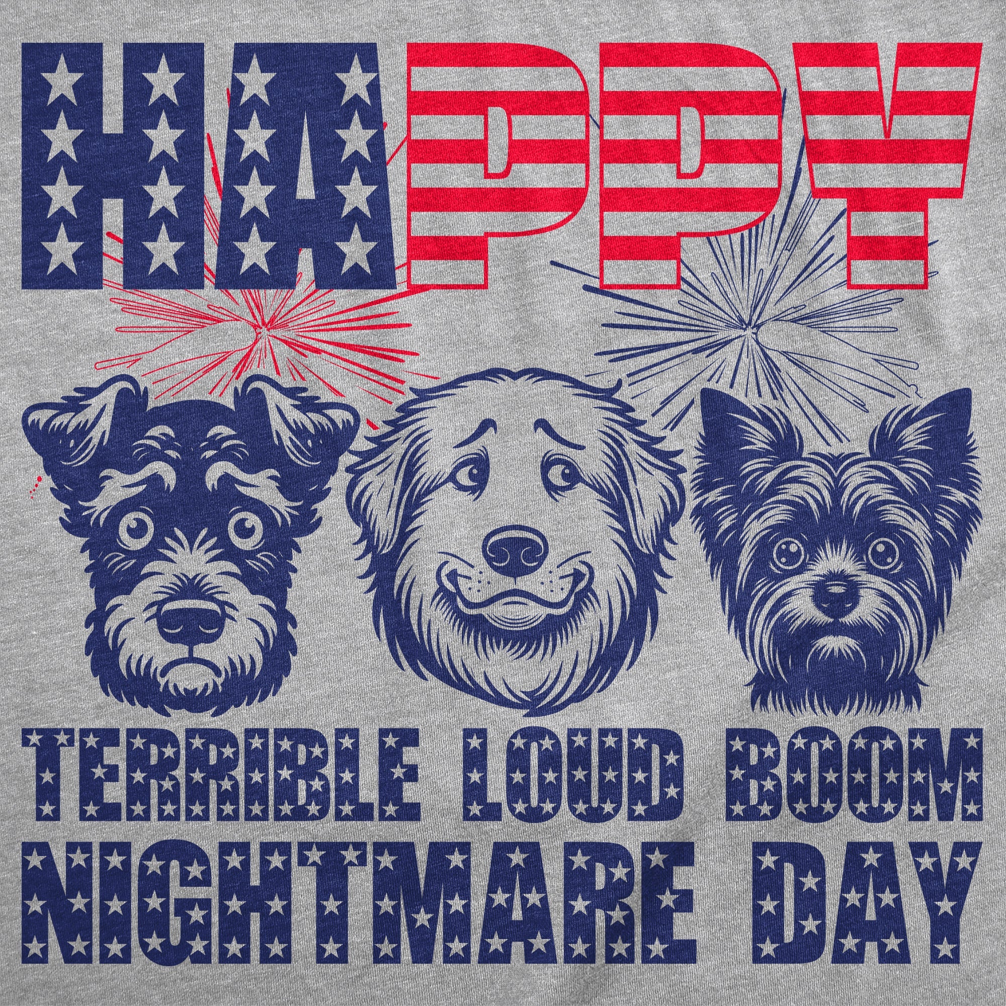 Happy Terrible Loud Boom Nightmare Day Men's T Shirt