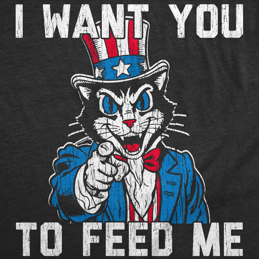 I Want You To Feed Me Men's T Shirt