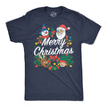Merry Christmas Characters Men's T Shirt
