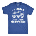 4 Finger Franks Discount Fireworks Men's T Shirt